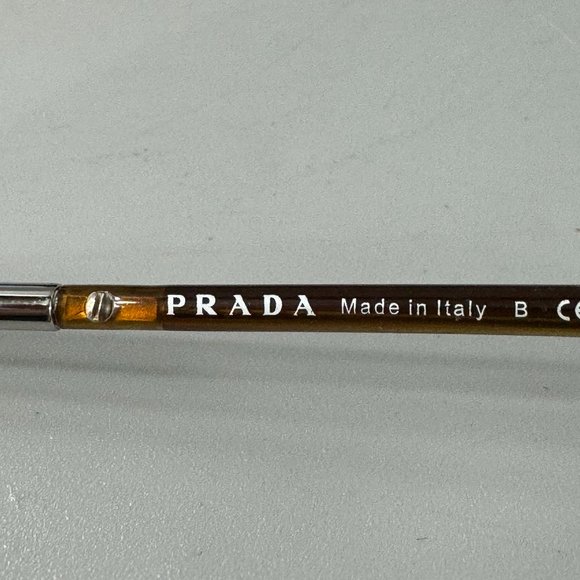 Rare Authentic Prada VPR03O FAA-1O1 51mm Translucent Brown Violet Cat Eye Frame - Picture 13 of 14